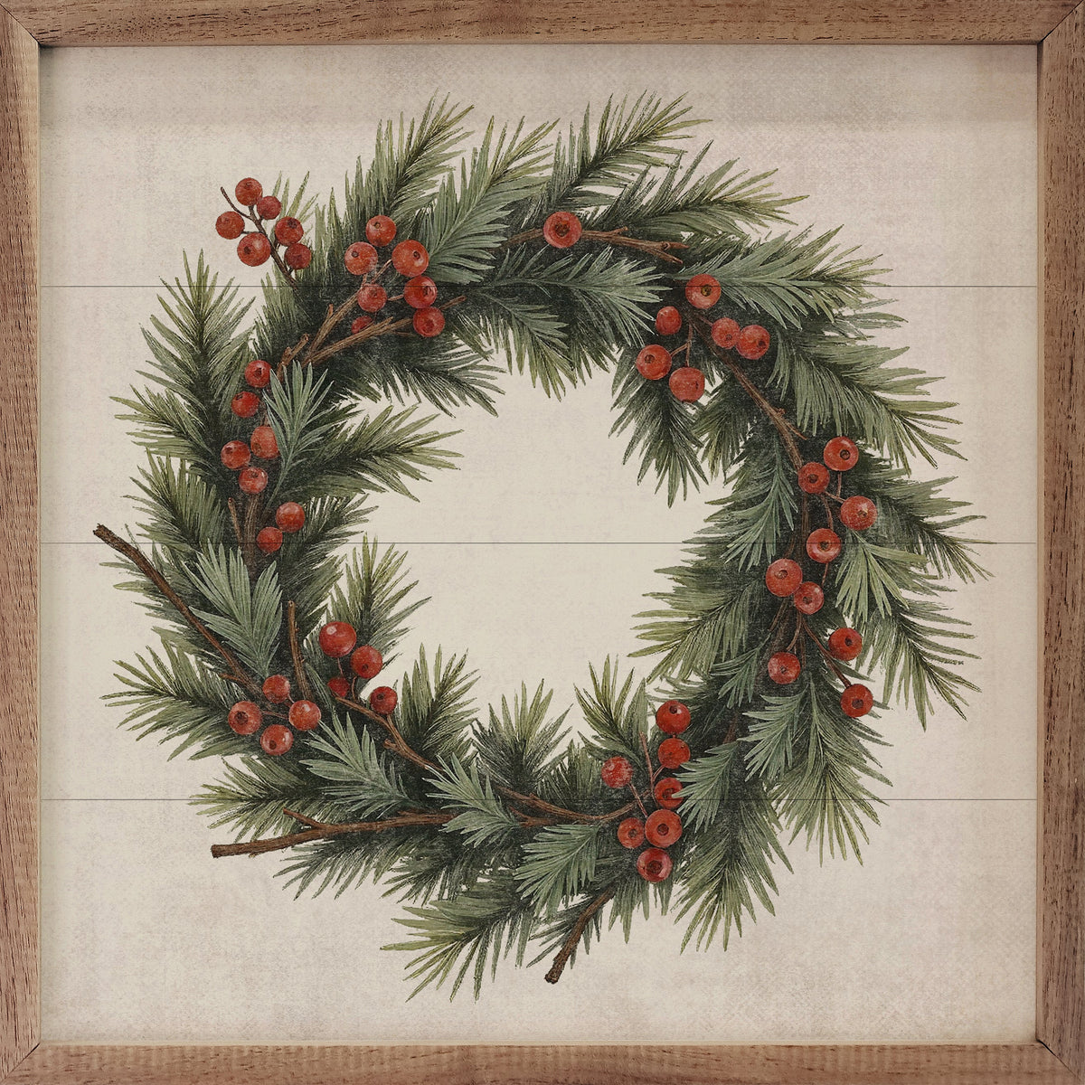 Kendrick Home Berry Pine Wreath