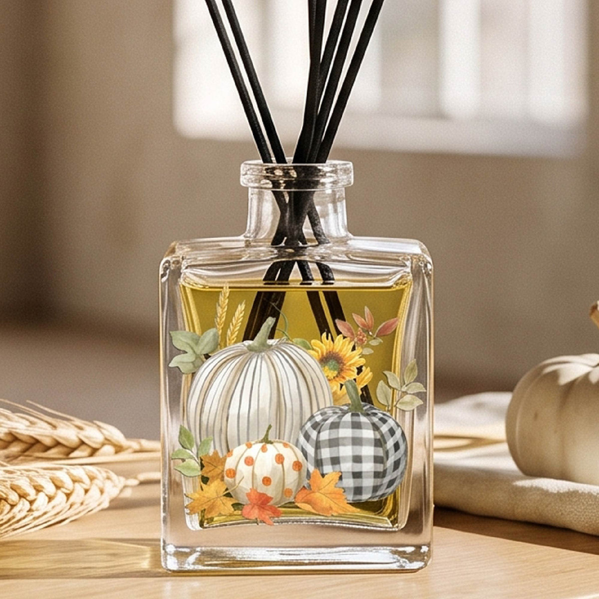 Harvest Batch - Spiced Pumpkin 5oz Oil Reed Diffuser Set