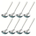Kitchen Utensils Long-Handle 304 Stainless Steel Soup Spoon Set in 4, 8 or 12 Piece Packs for Serving