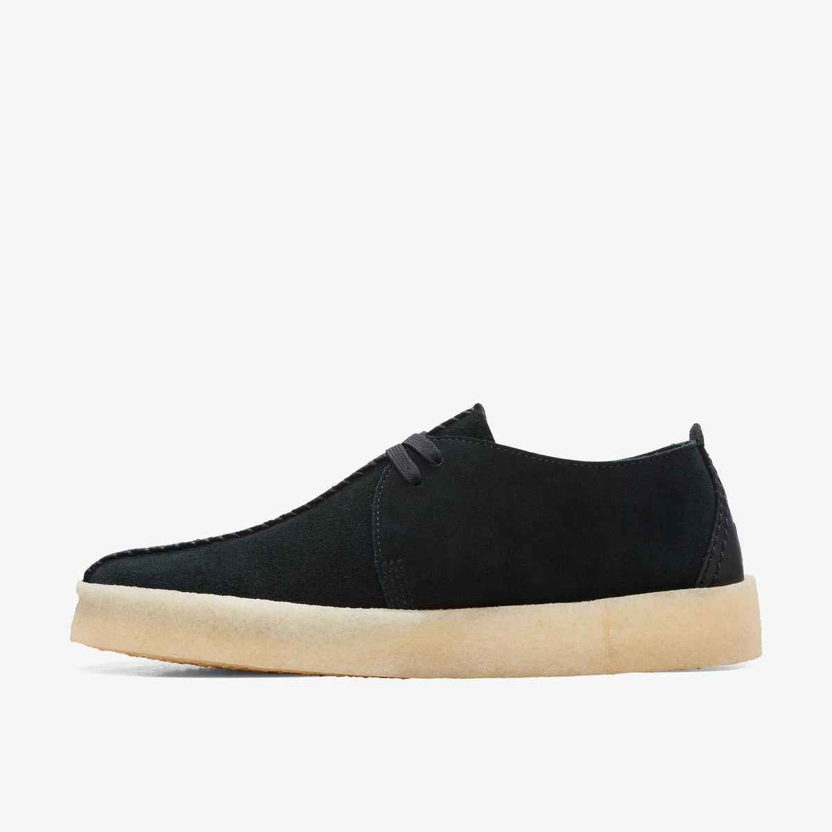 Mens Clarks Trek Cup - Black Suede