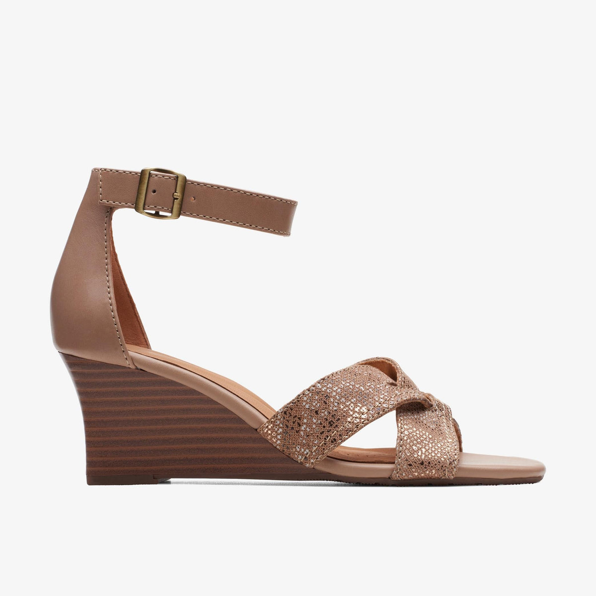 Womens Clarks Cielo Charm - Praline Leather