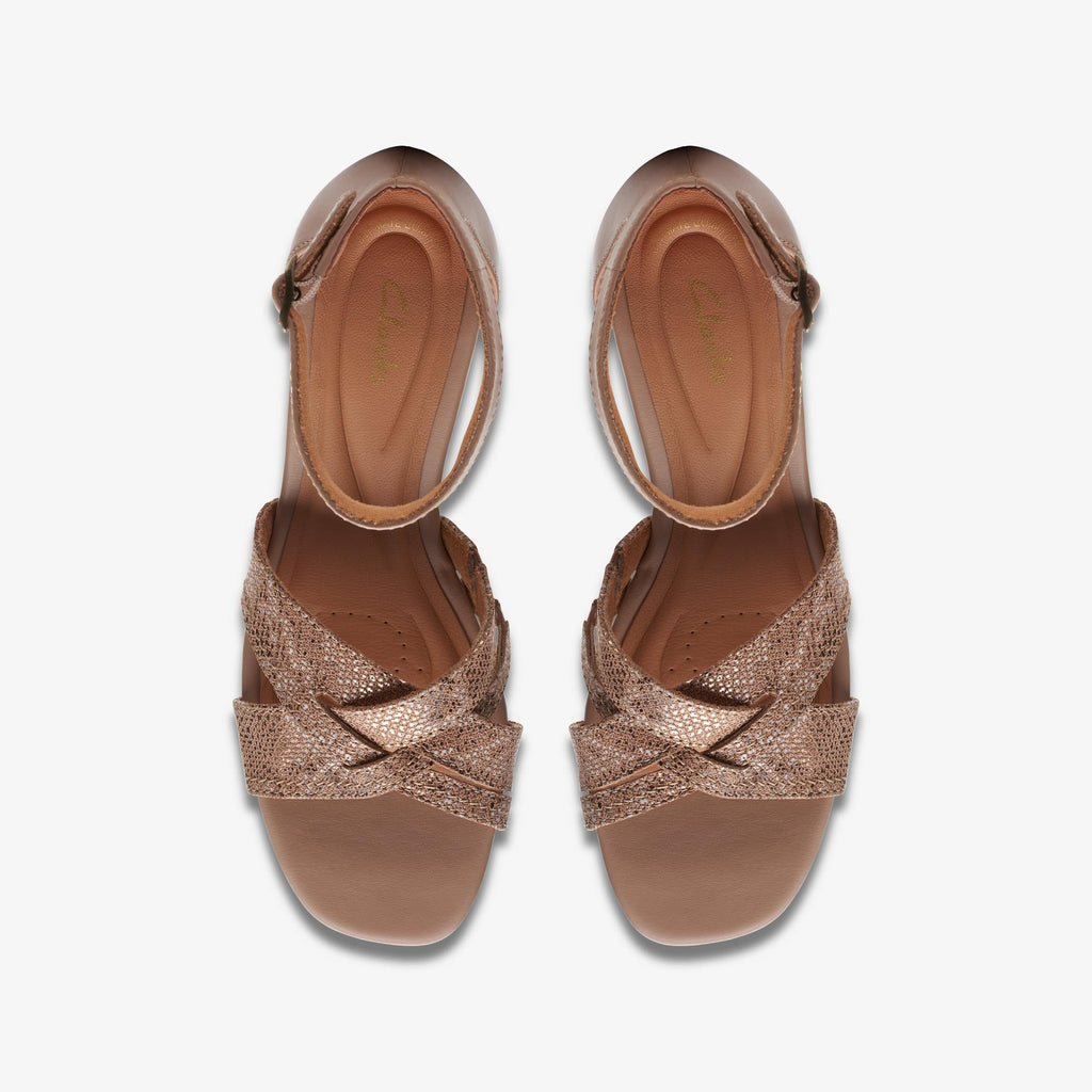 Womens Clarks Cielo Charm - Praline Leather