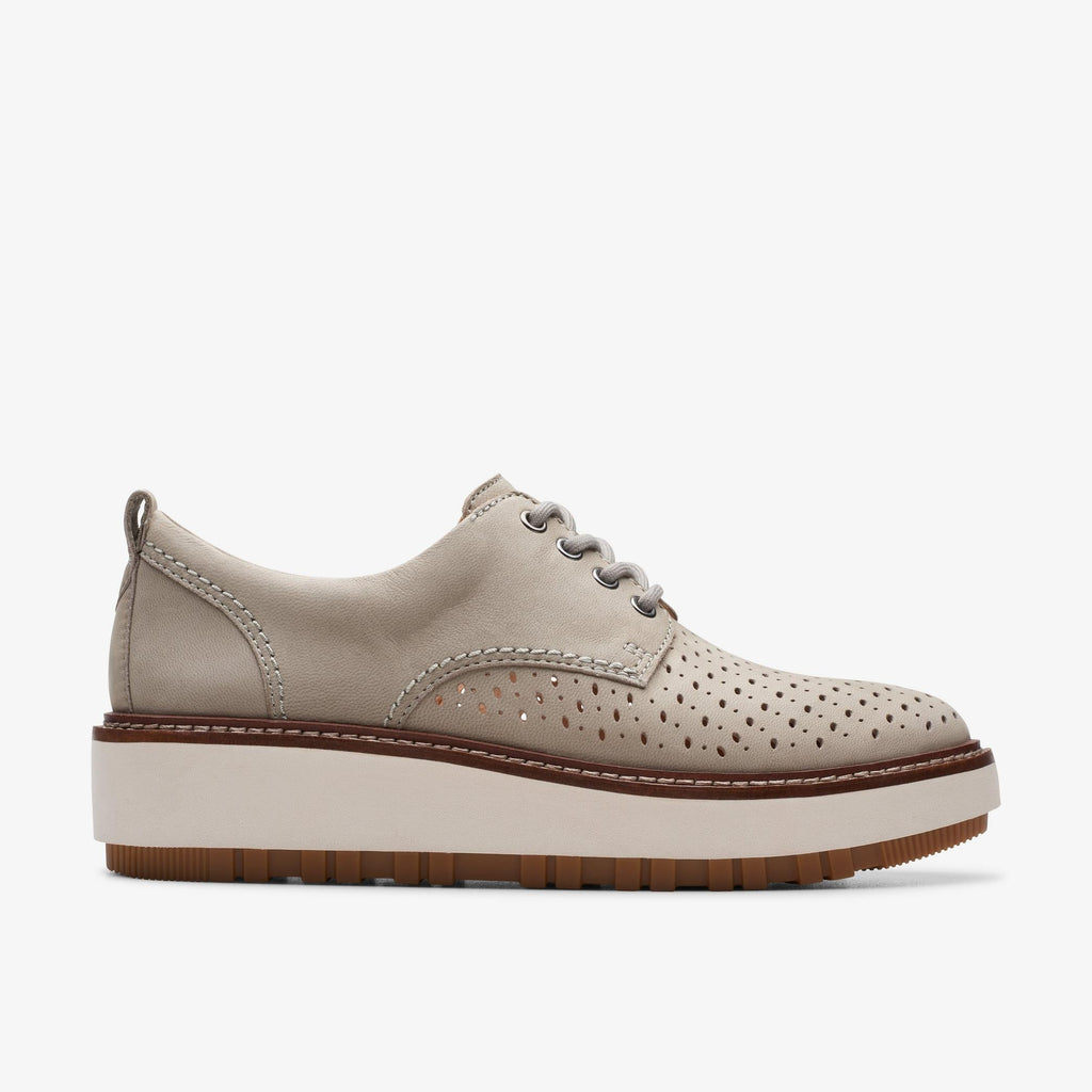 Womens Clarks Oriannaw Move - Stone Nubuck