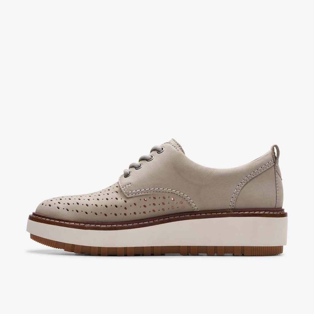 Womens Clarks Oriannaw Move - Stone Nubuck