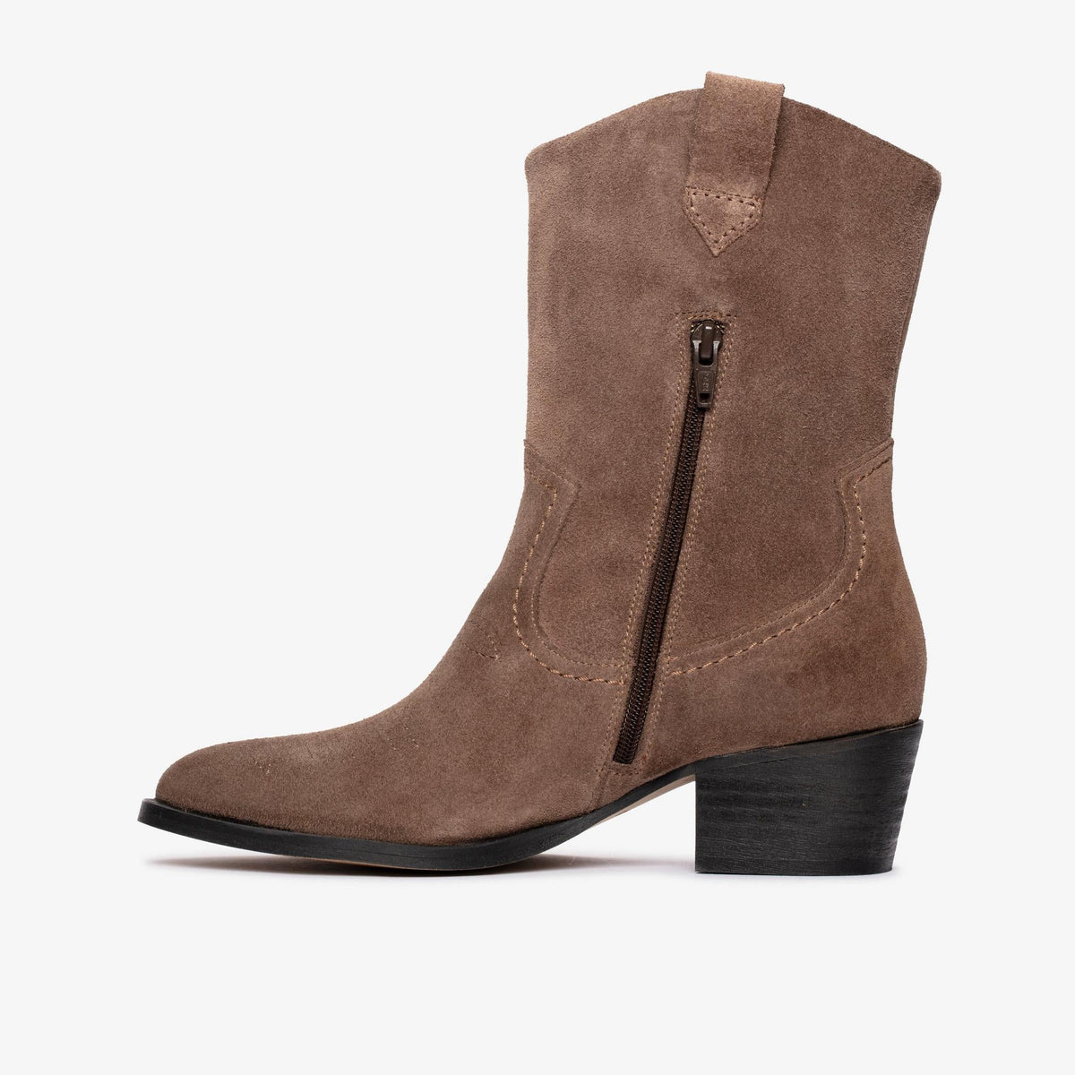 Womens Clarks Octavia up - Taupe Suede