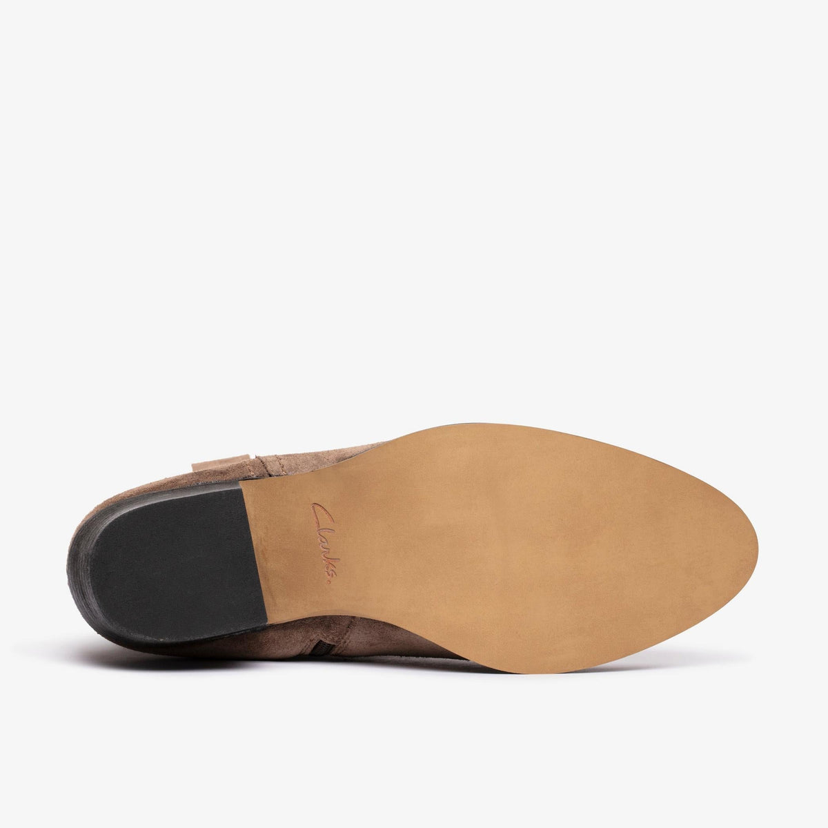 Womens Clarks Octavia up - Taupe Suede