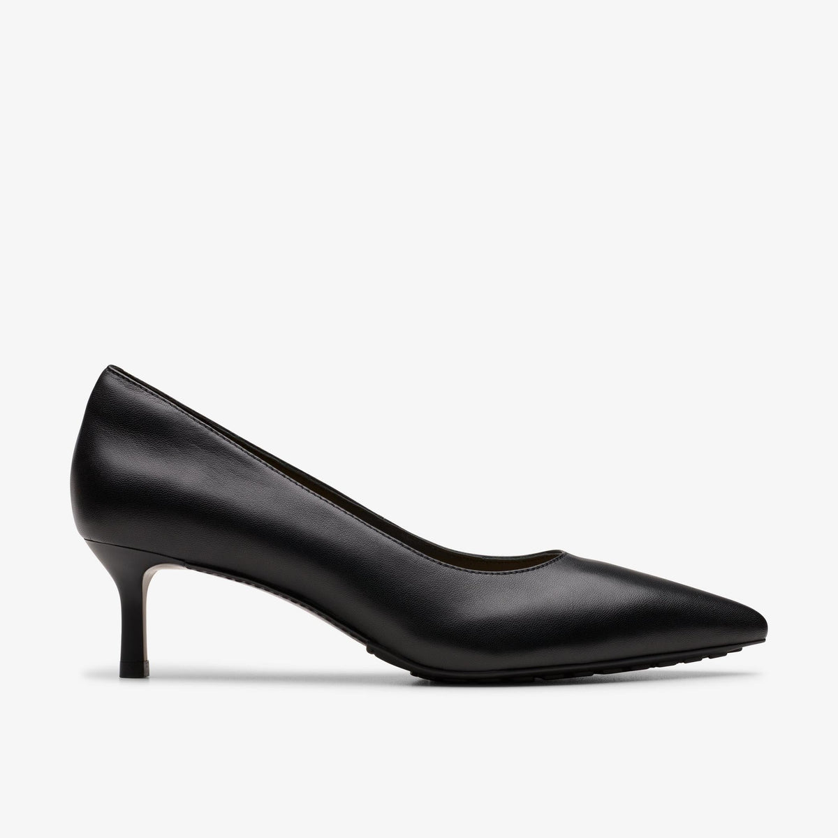 Womens Clarks Adela Court - Black Leather