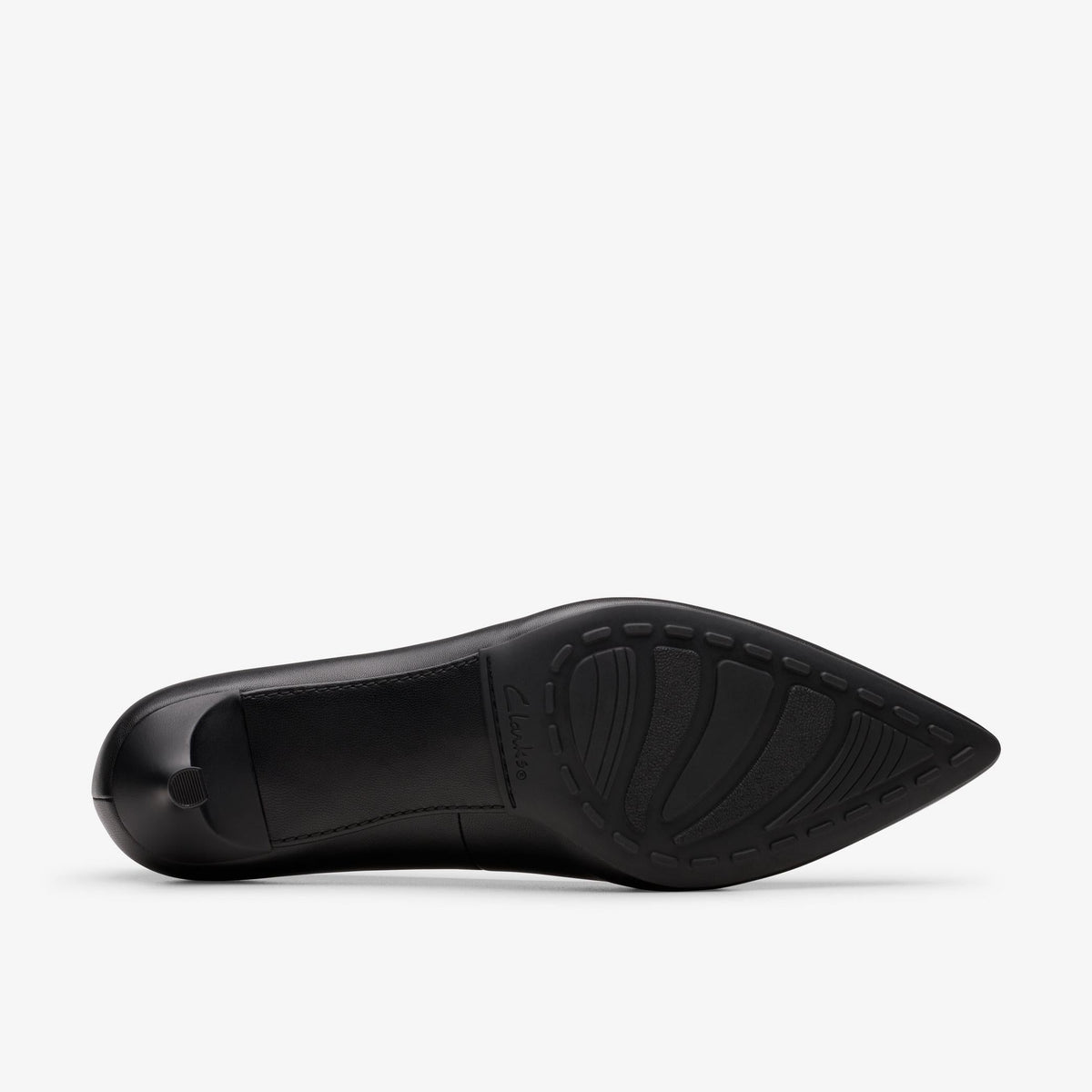 Womens Clarks Adela Court - Black Leather