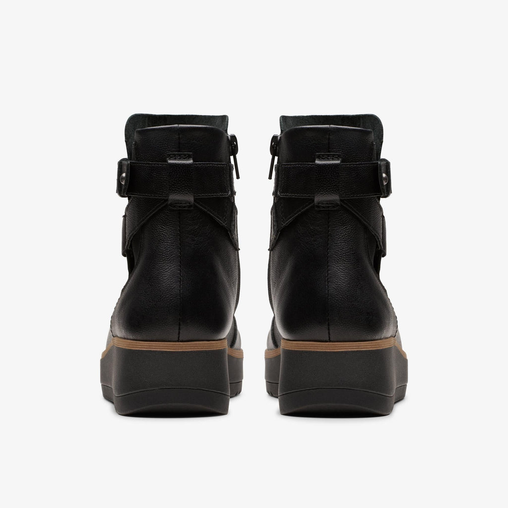 Womens Clarks Zylah Faye - Black Leather