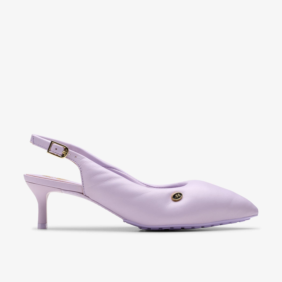 Womens Clarks Cur Martine Rose Sling 1 - Lilac Leather