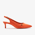 Womens Clarks Cur Martine Rose Sling 2 - Orange
