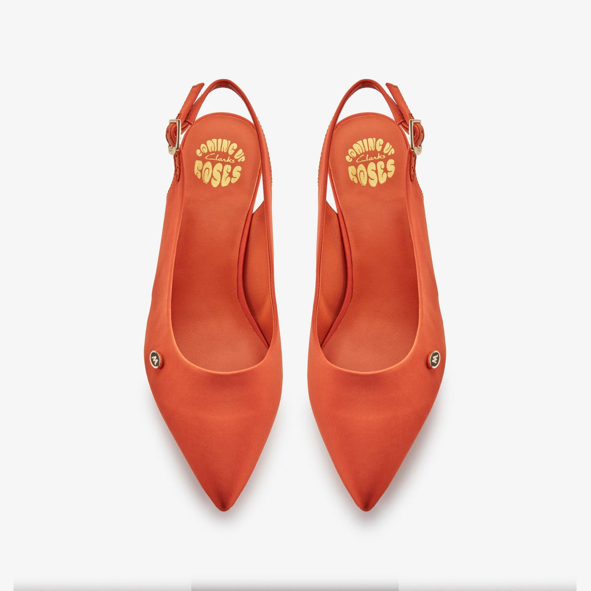 Womens Clarks Cur Martine Rose Sling 2 - Orange