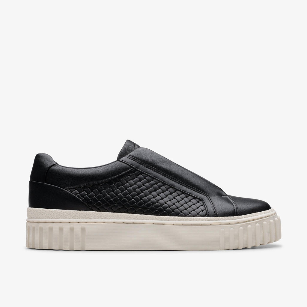 Womens Clarks Mayhill Bay - Black Leather