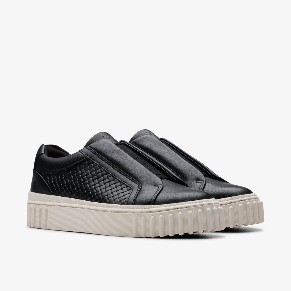 Womens Clarks Mayhill Bay - Black Leather