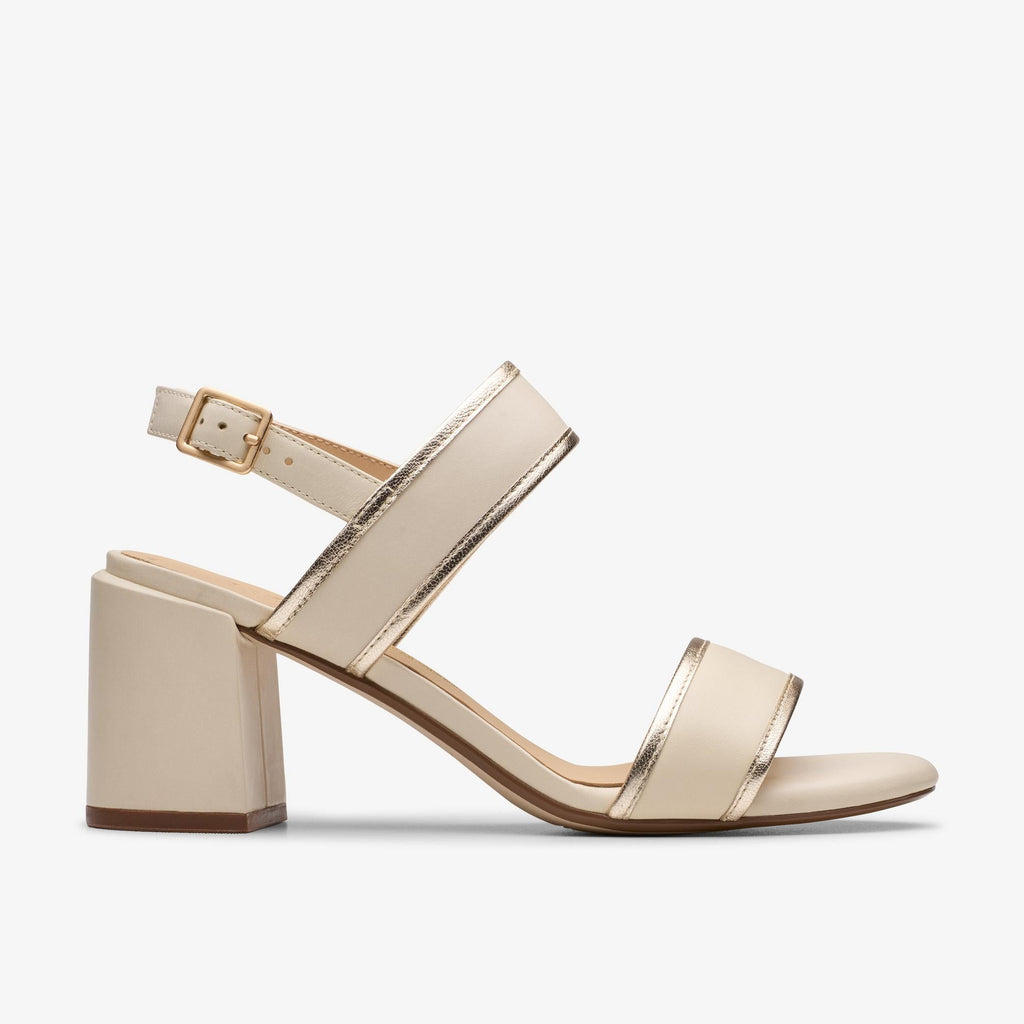 Womens Clarks Ezoria Sling - Cream