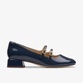 Womens Clarks Daiss30 Shine - Navy