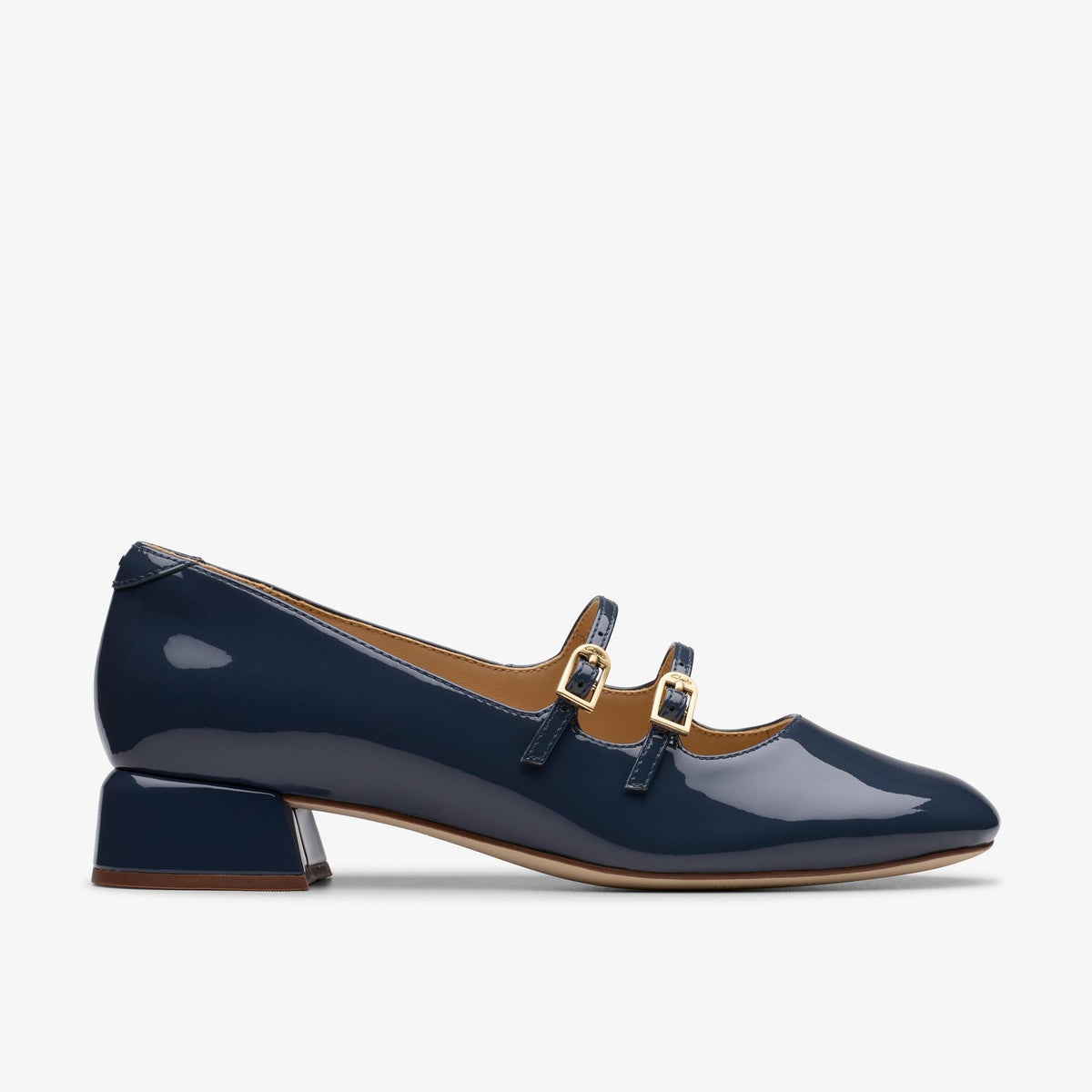 Womens Clarks Daiss30 Shine - Navy