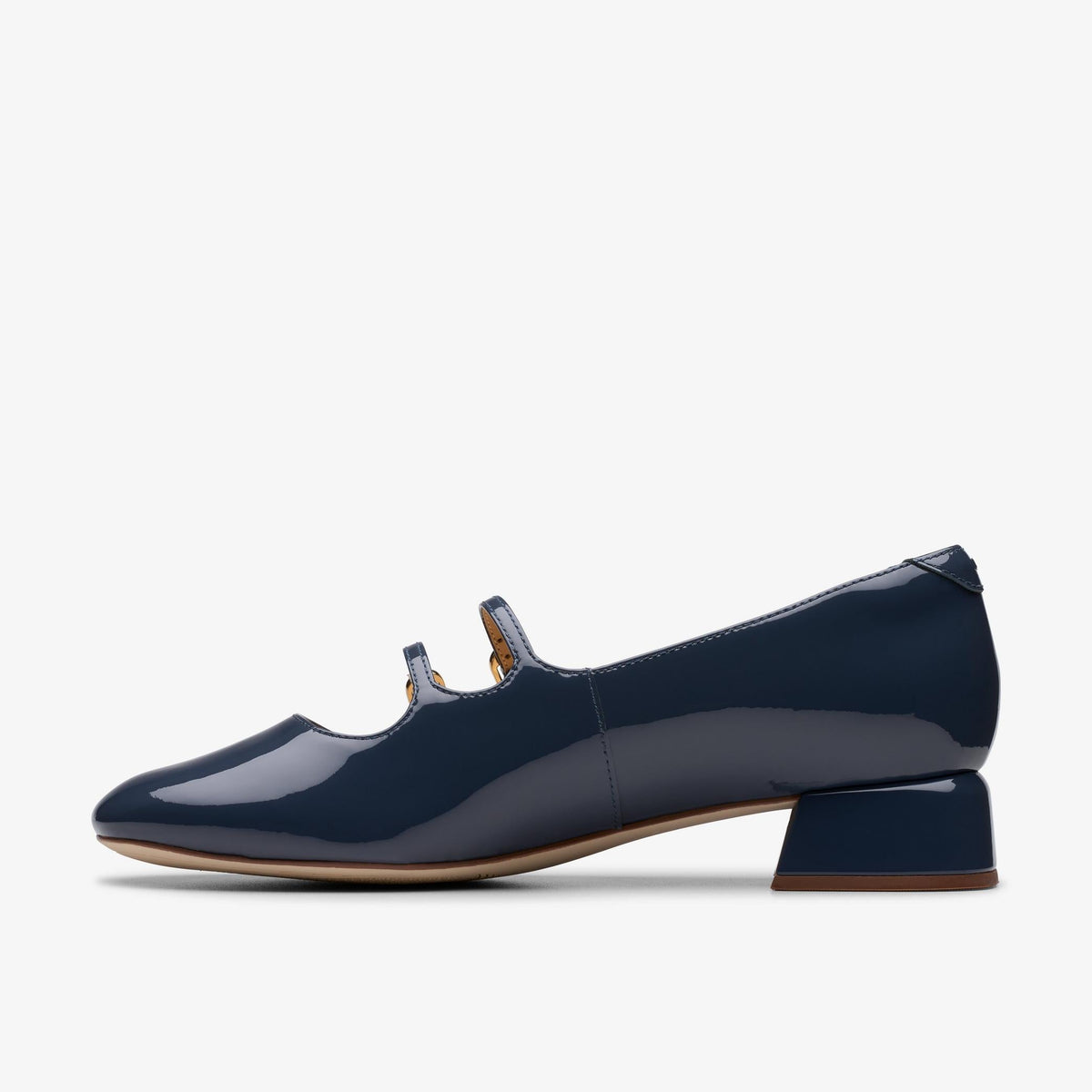 Womens Clarks Daiss30 Shine - Navy