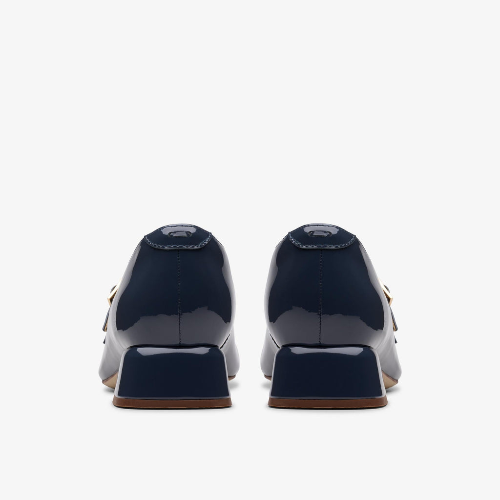 Womens Clarks Daiss30 Shine - Navy