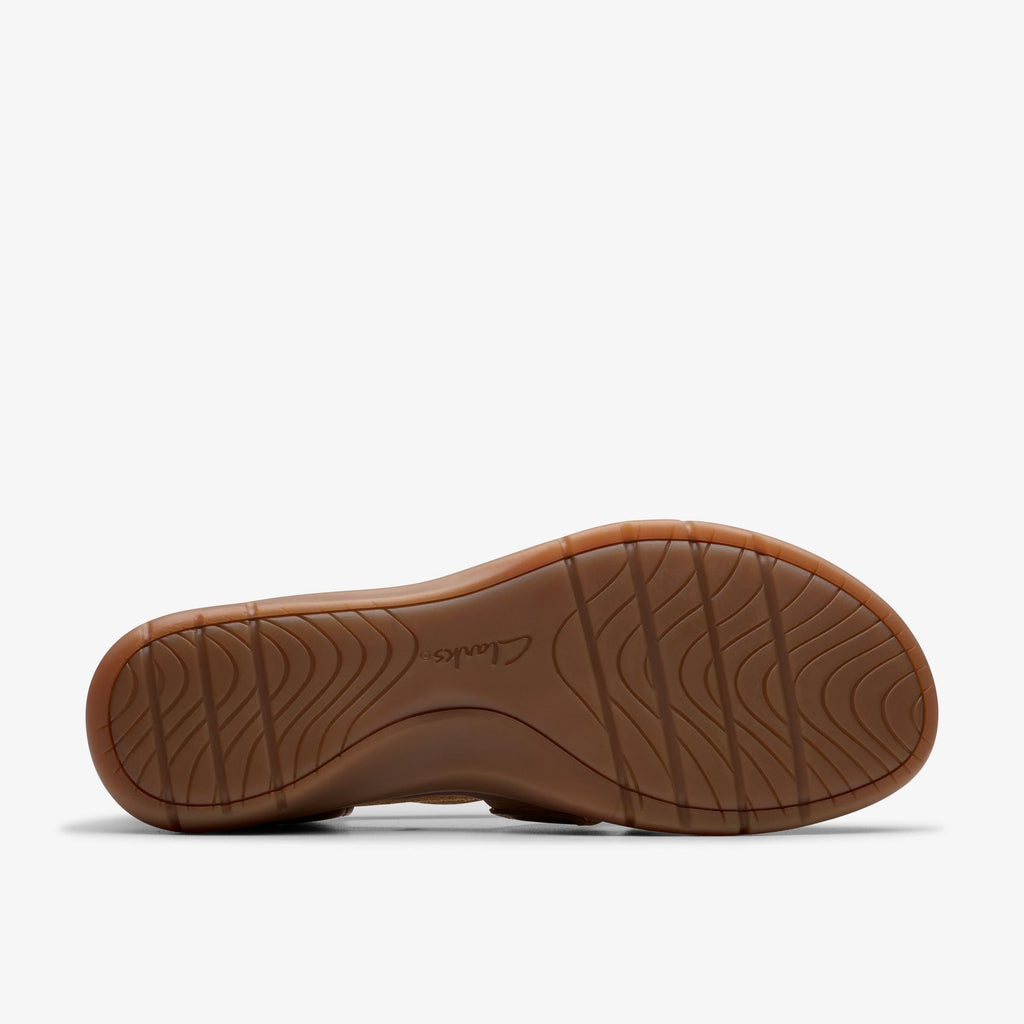 Womens Clarks Certina Sun - Dark Tan