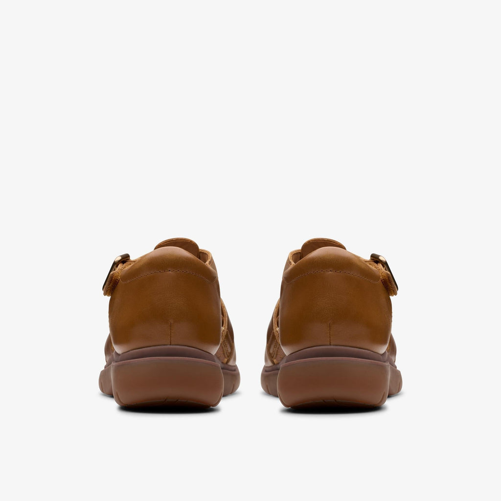 Womens Clarks Certina Sun - Dark Tan