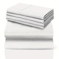 Bed Sheet Set California King 6-Piece Microfiber with 18-Inch Pocket and Sixteen Solid Color Choices