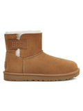 Ugg Women's Mini Bailey Logo Strap Suede Boots