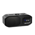 Bluetooth Speaker with Digital Alarm Clock, Fixed-Time Alarm, HD Sound, TWS Stereo Pairing, USB TF Card AUX Input
