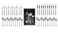 40 Piece Stainless Steel Silverware Set for 8