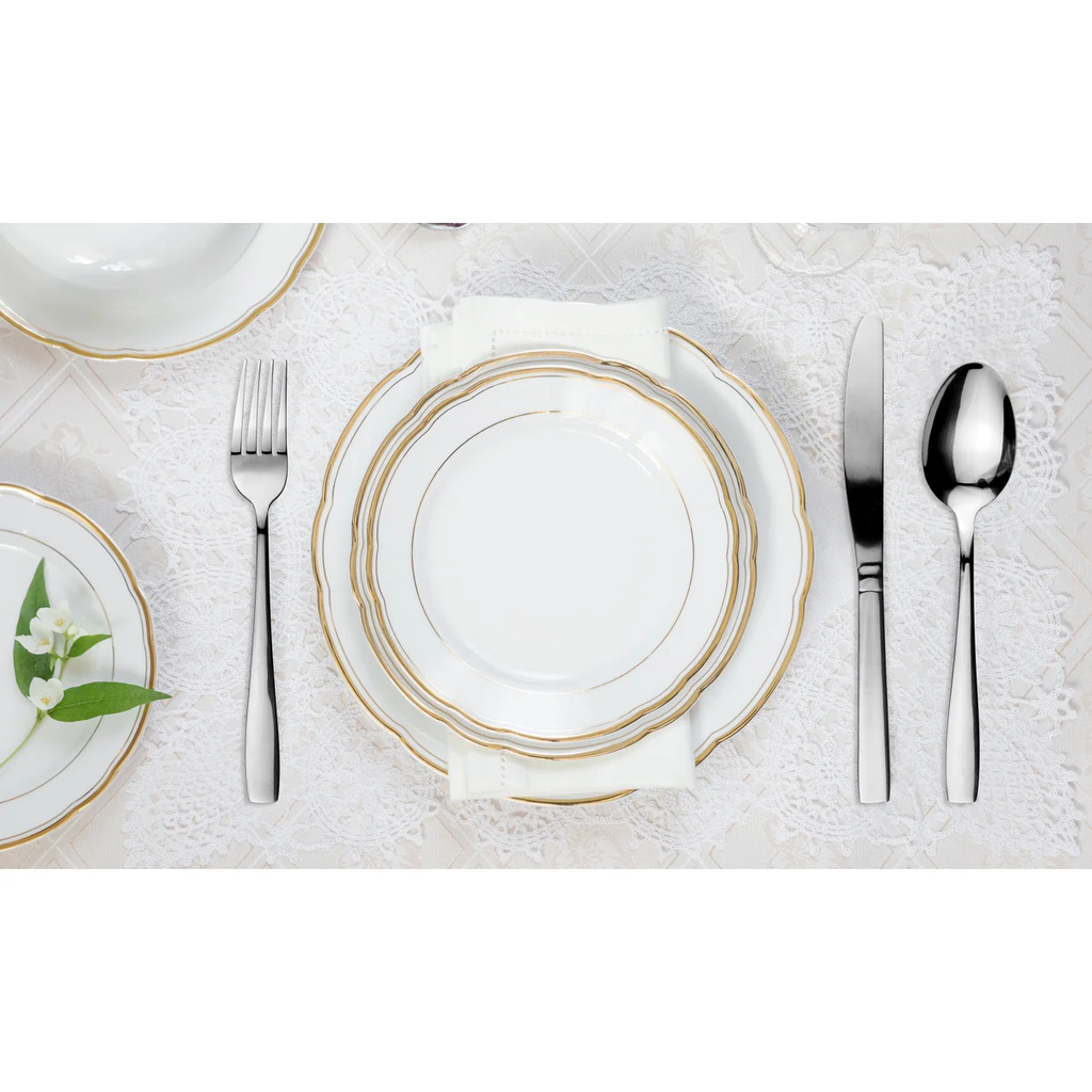 40 Piece Stainless Steel Silverware Set for 8