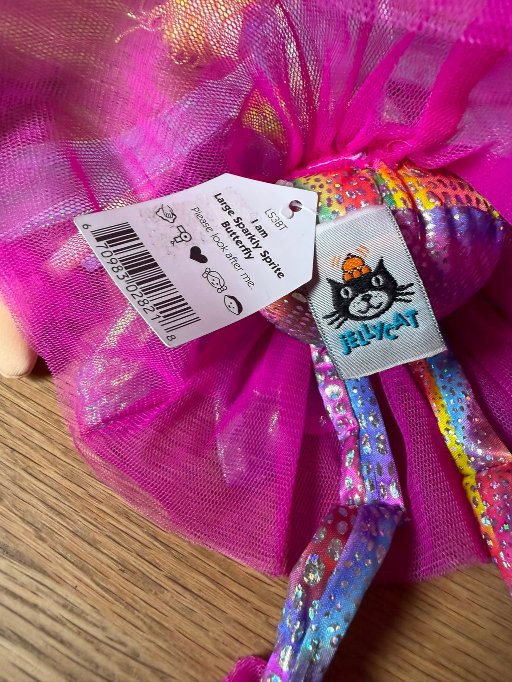 Jellycat Large Sparkly Sprite Butterfly