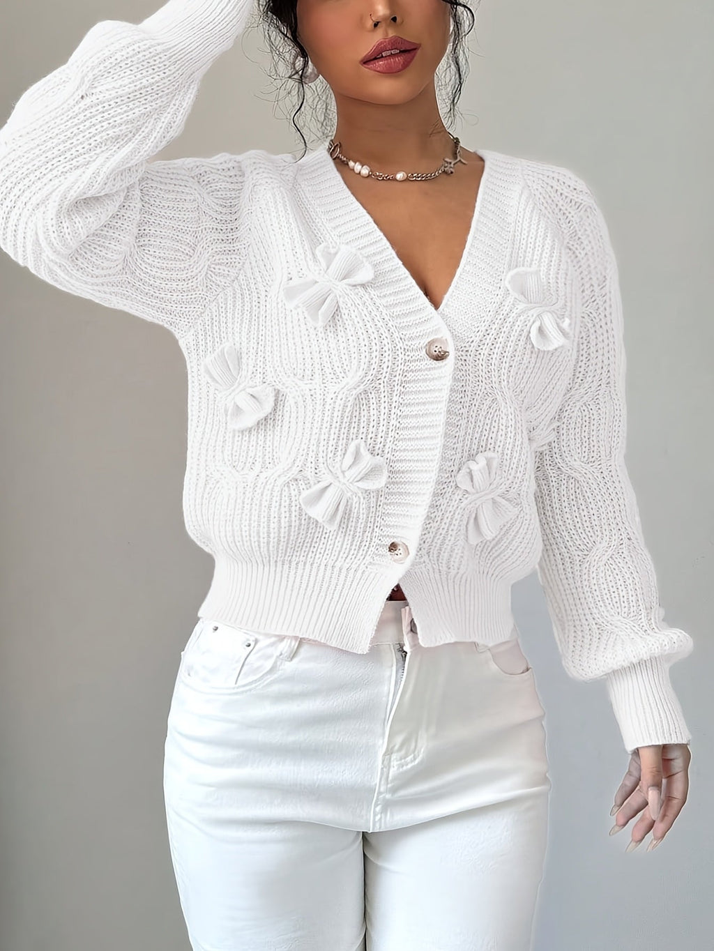 Primrose | Cardigan mit Schleifen-Detail