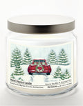 Tree Farm Tradition II 12.8 Oz Candle Glass Jar with Brushed Silver Metal Lid