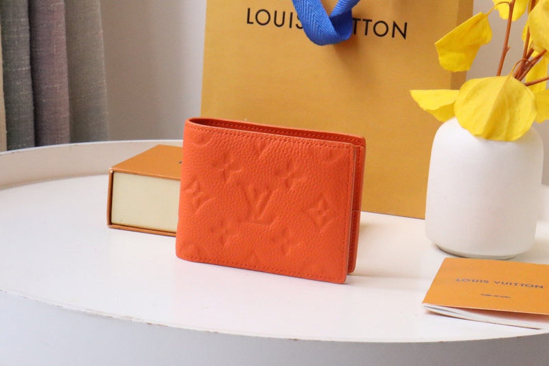 Louis Vuitton Multiple Wallet – Monogram Taurillon Leather Orange