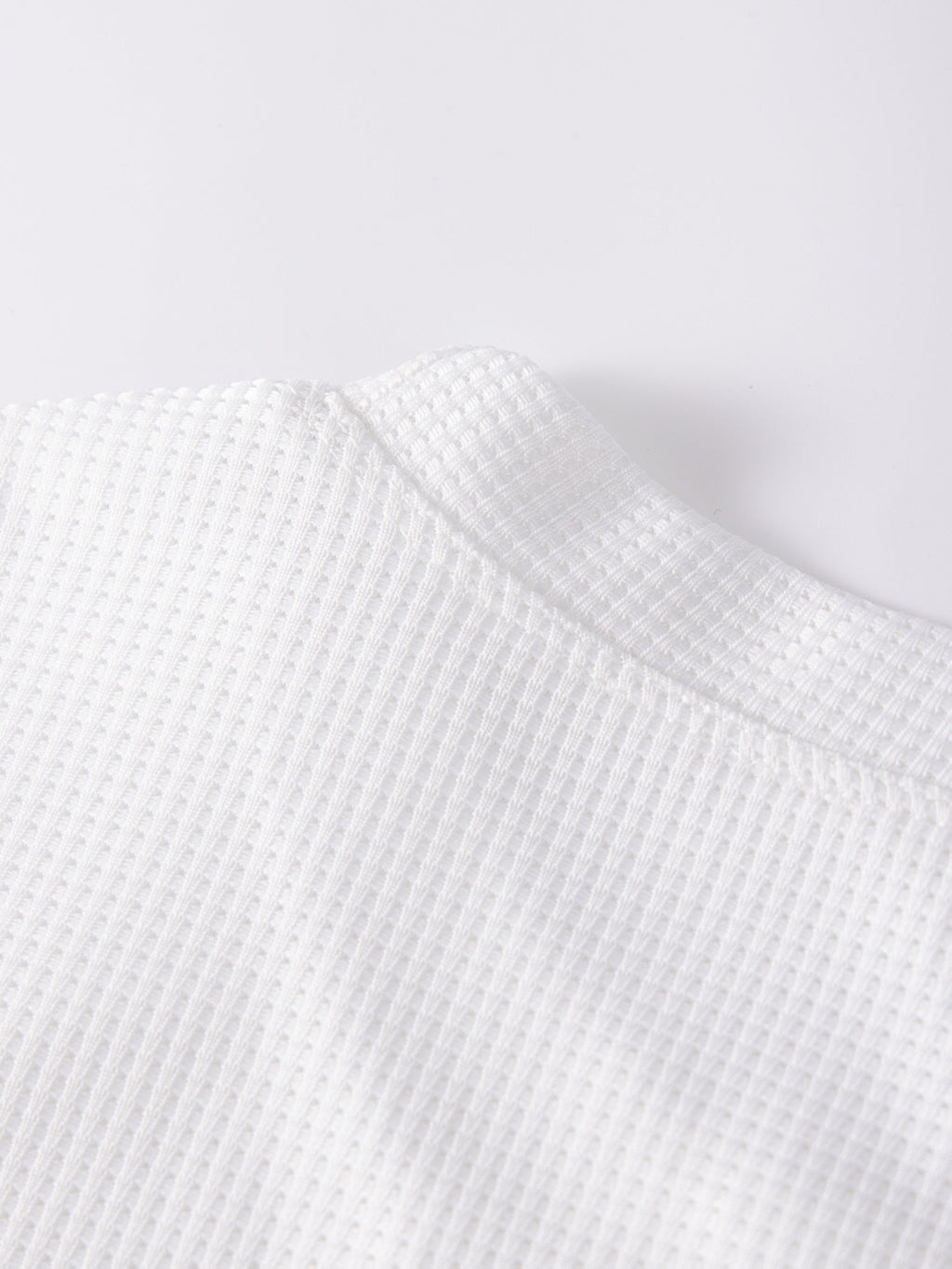 Frederick | Langarmshirt in strukturierter Waffelstrick-Optik