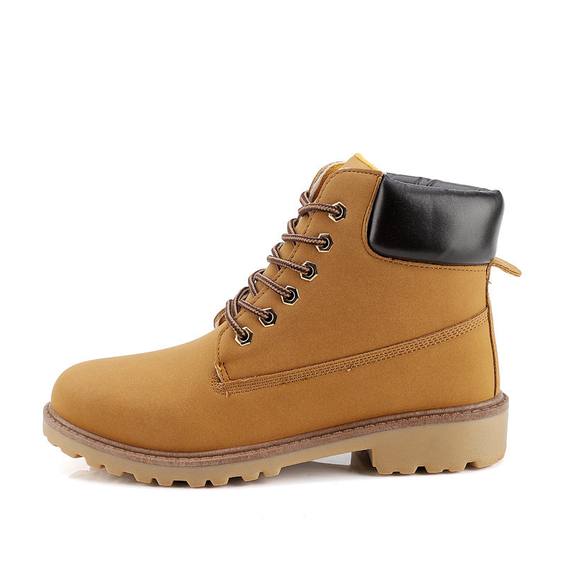 High Top Martin Boots for Men with Casual Workwear Style and Durability