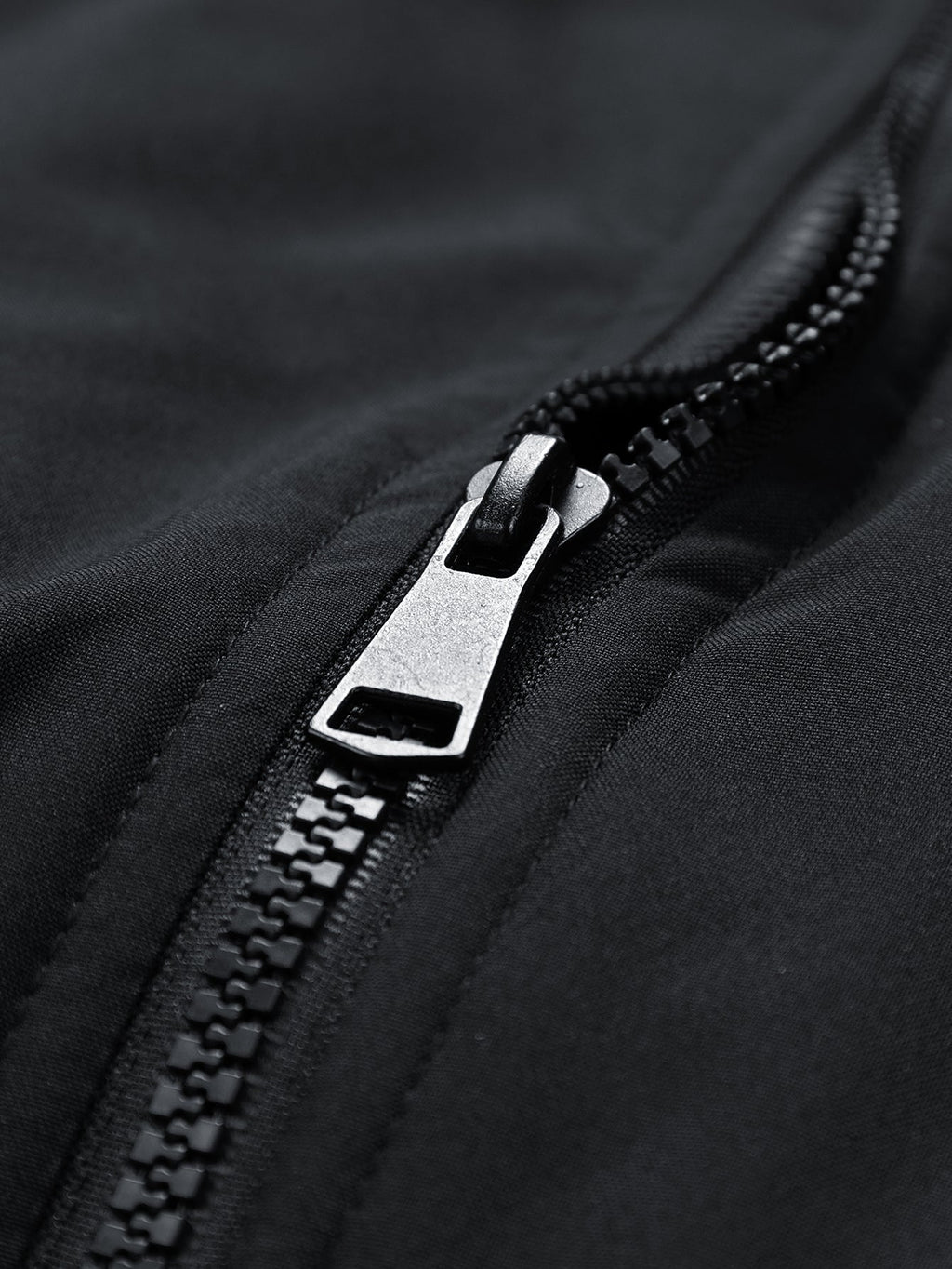Padded Lining Zip-Up Bomber Jacket