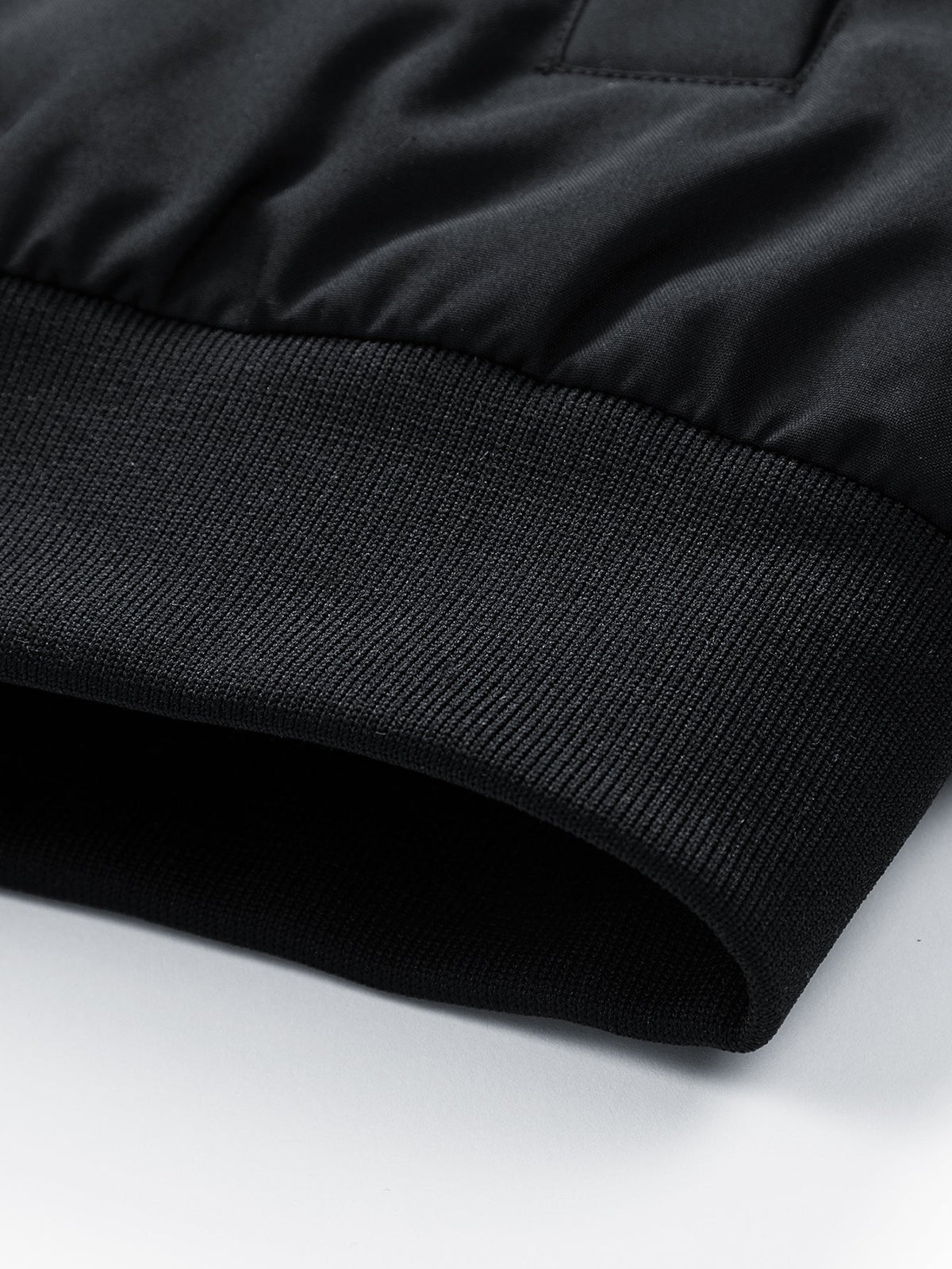 Padded Lining Zip-Up Bomber Jacket