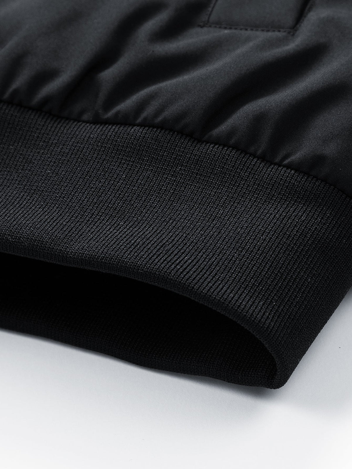 Padded Lining Zip-Up Bomber Jacket