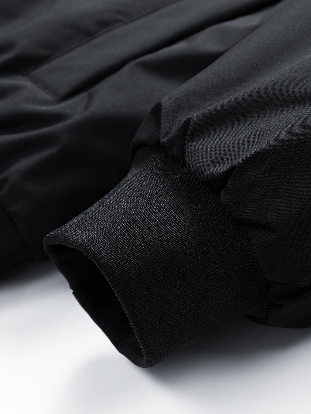 Padded Lining Zip-Up Bomber Jacket