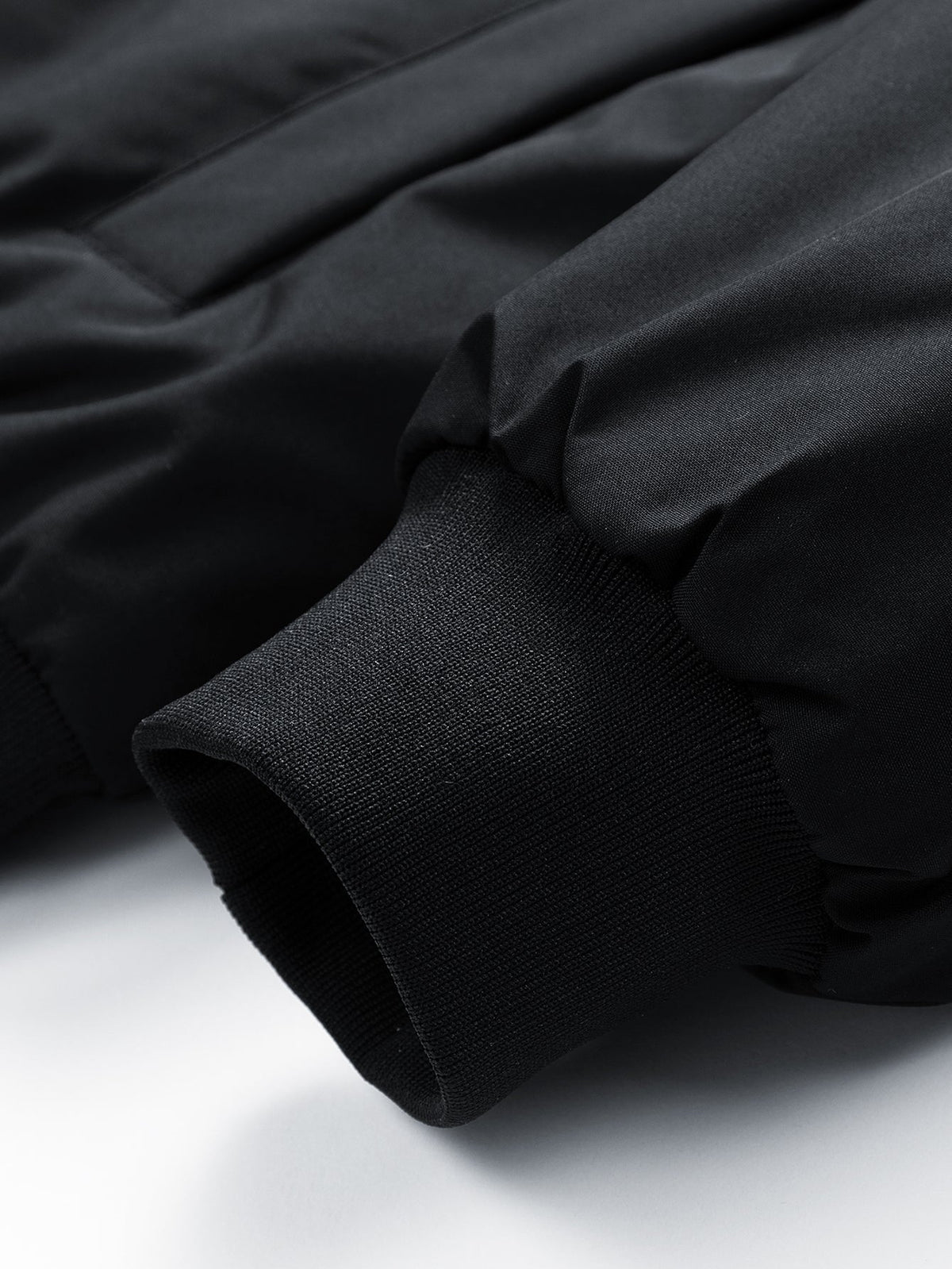 Padded Lining Zip-Up Bomber Jacket