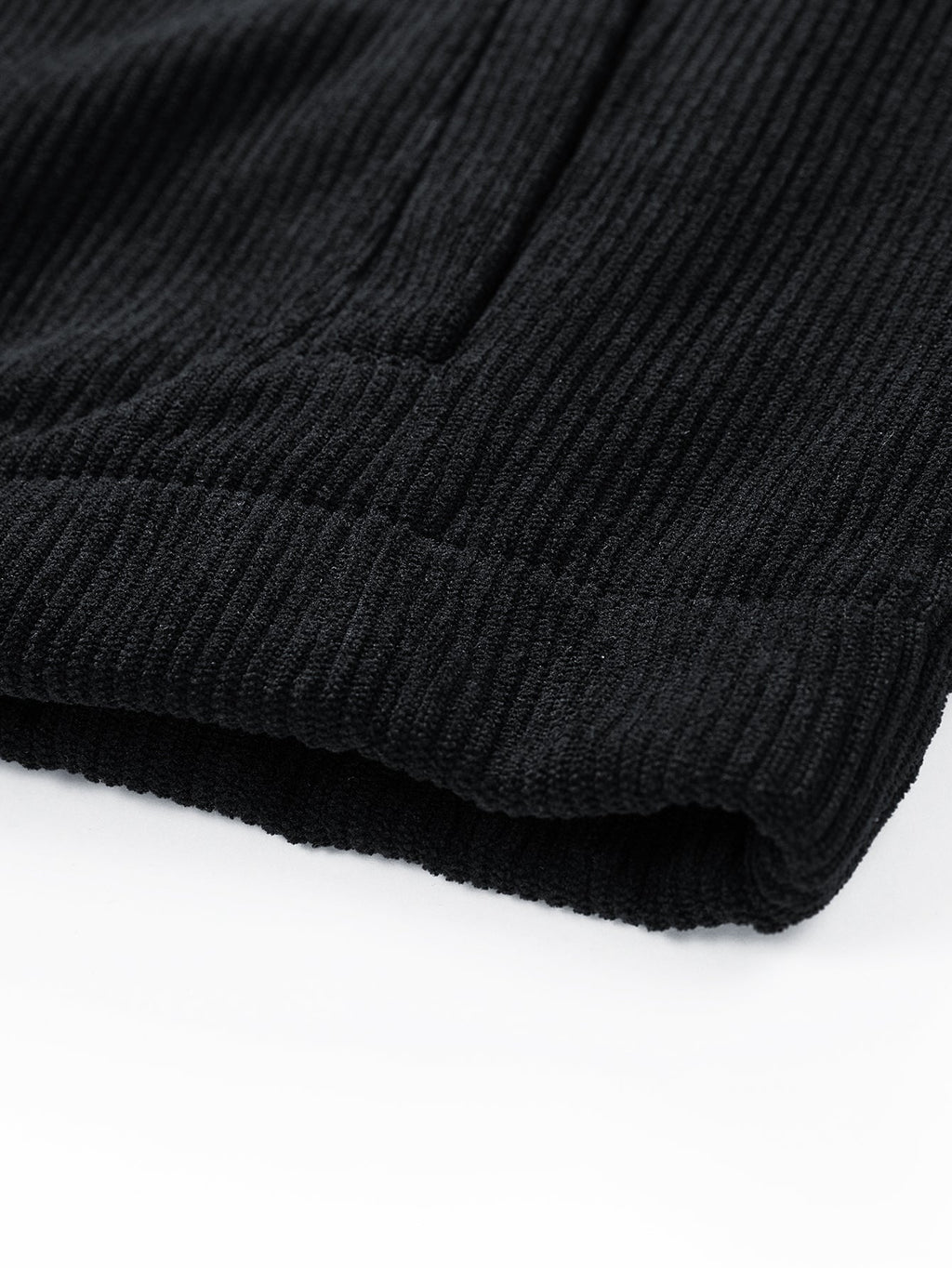 Relax Fit Corduroy Half-Zip Hooded Pullover