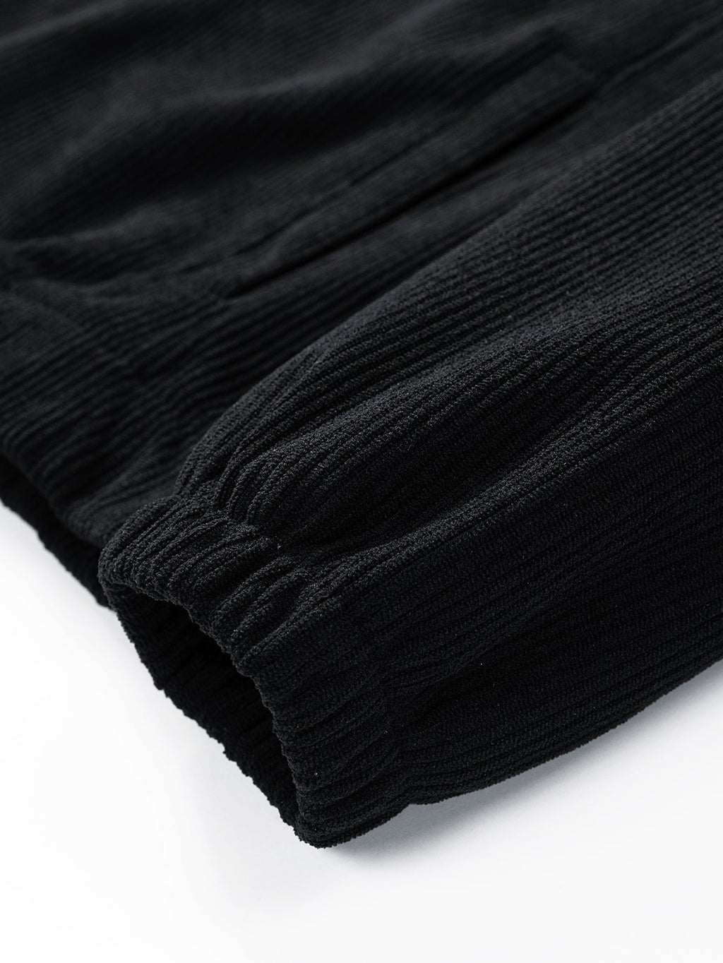 Relax Fit Corduroy Half-Zip Hooded Pullover