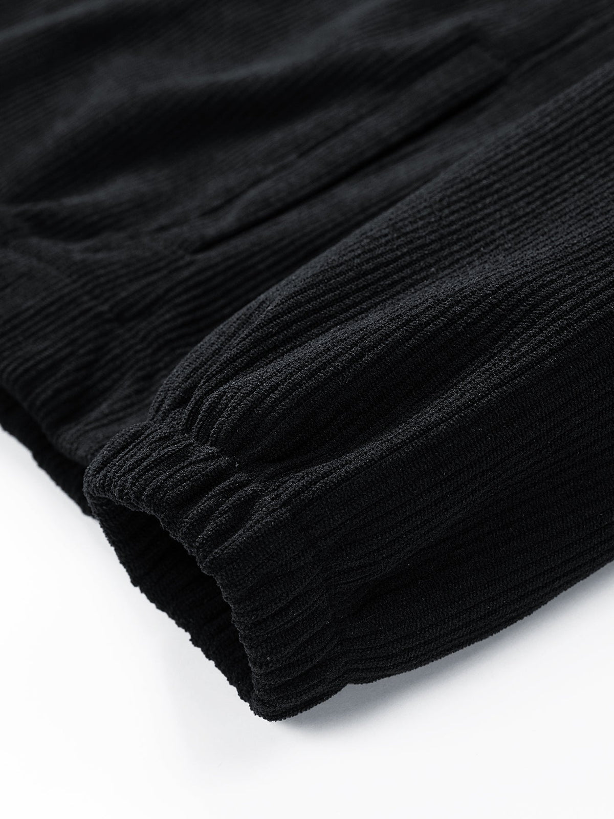 Relax Fit Corduroy Half-Zip Hooded Pullover