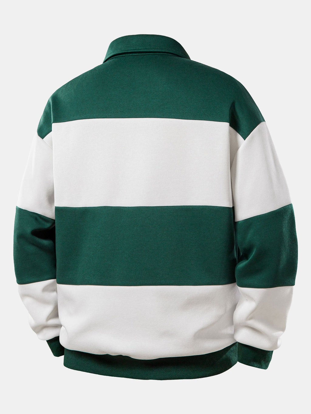 Relax Fit New York Print Color Block Polo Sweatshirt