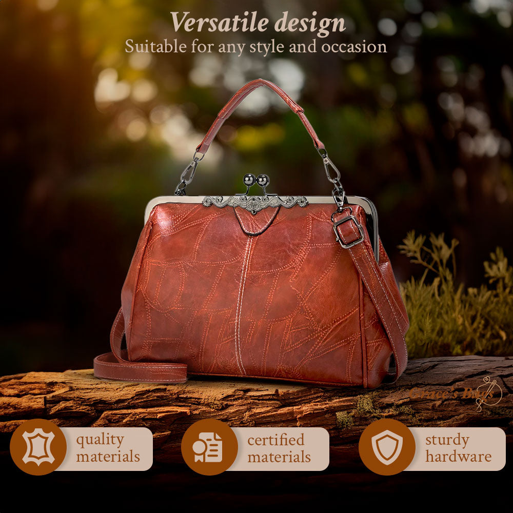 Gillian | Stilvolle Vintage-Umhängetasche