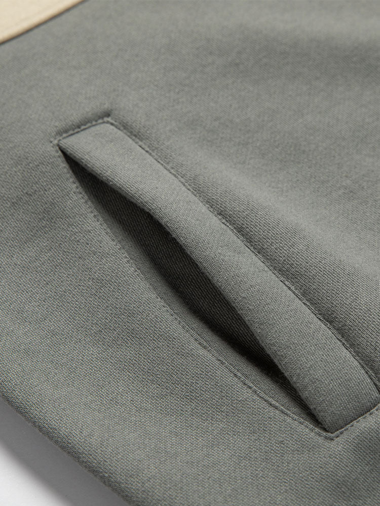 Colorblock Drop Shoulder Hoodie