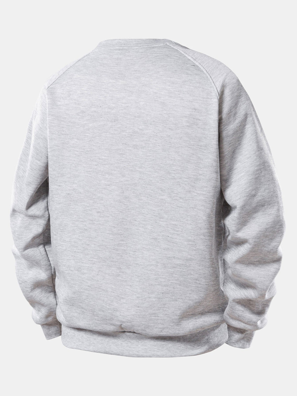 Basic Raglan Sleeve Crew Neck Sweatshirt