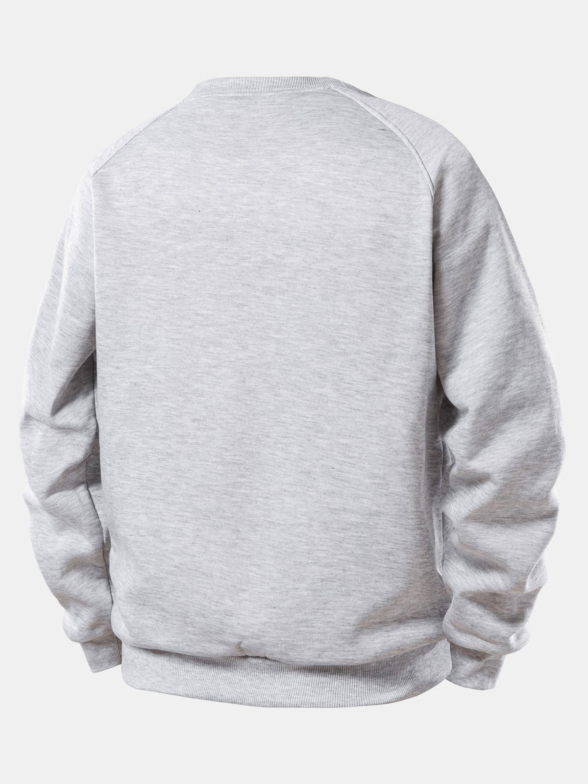 Basic Raglan Sleeve Crew Neck Sweatshirt