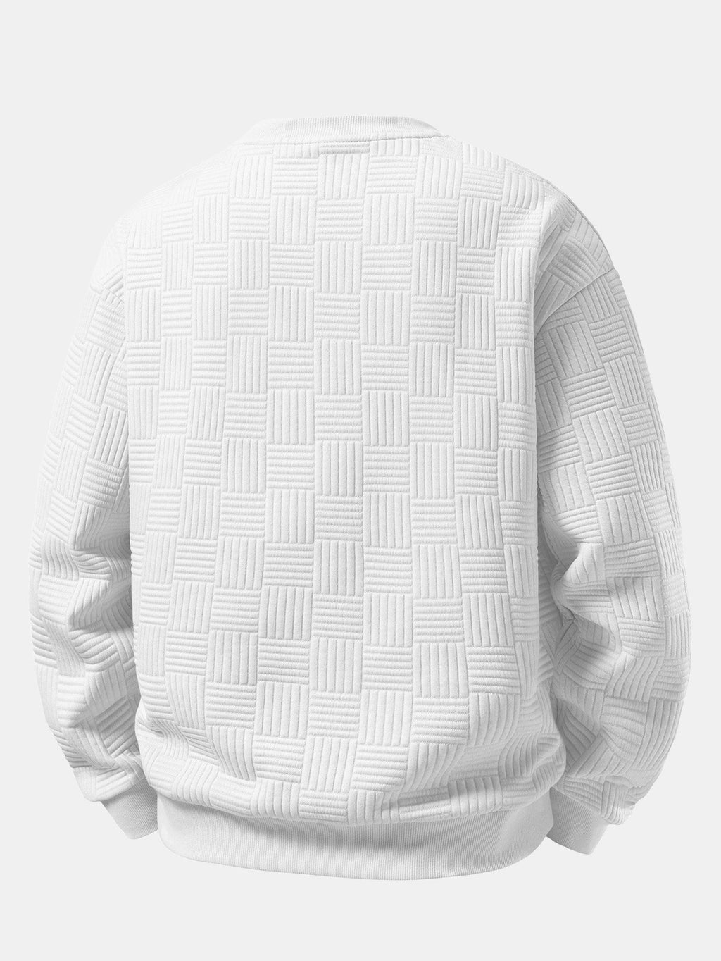 Relaxed Fit Stripe Jacquard Sweatshirt